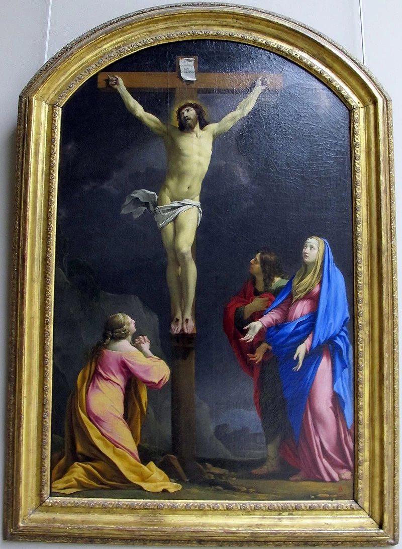 Cristo in croce con Maria e Giovanni - Louvre, Parigi